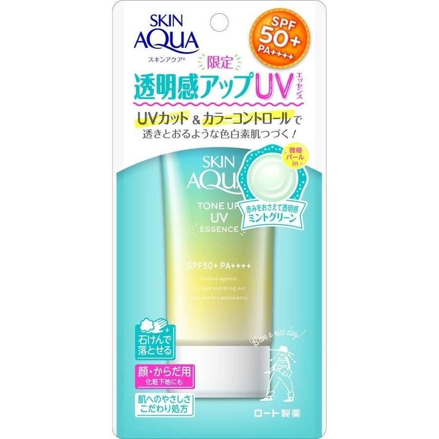 スキンアクア トーンアップUVエッセンス ミントグリーン 80g-0